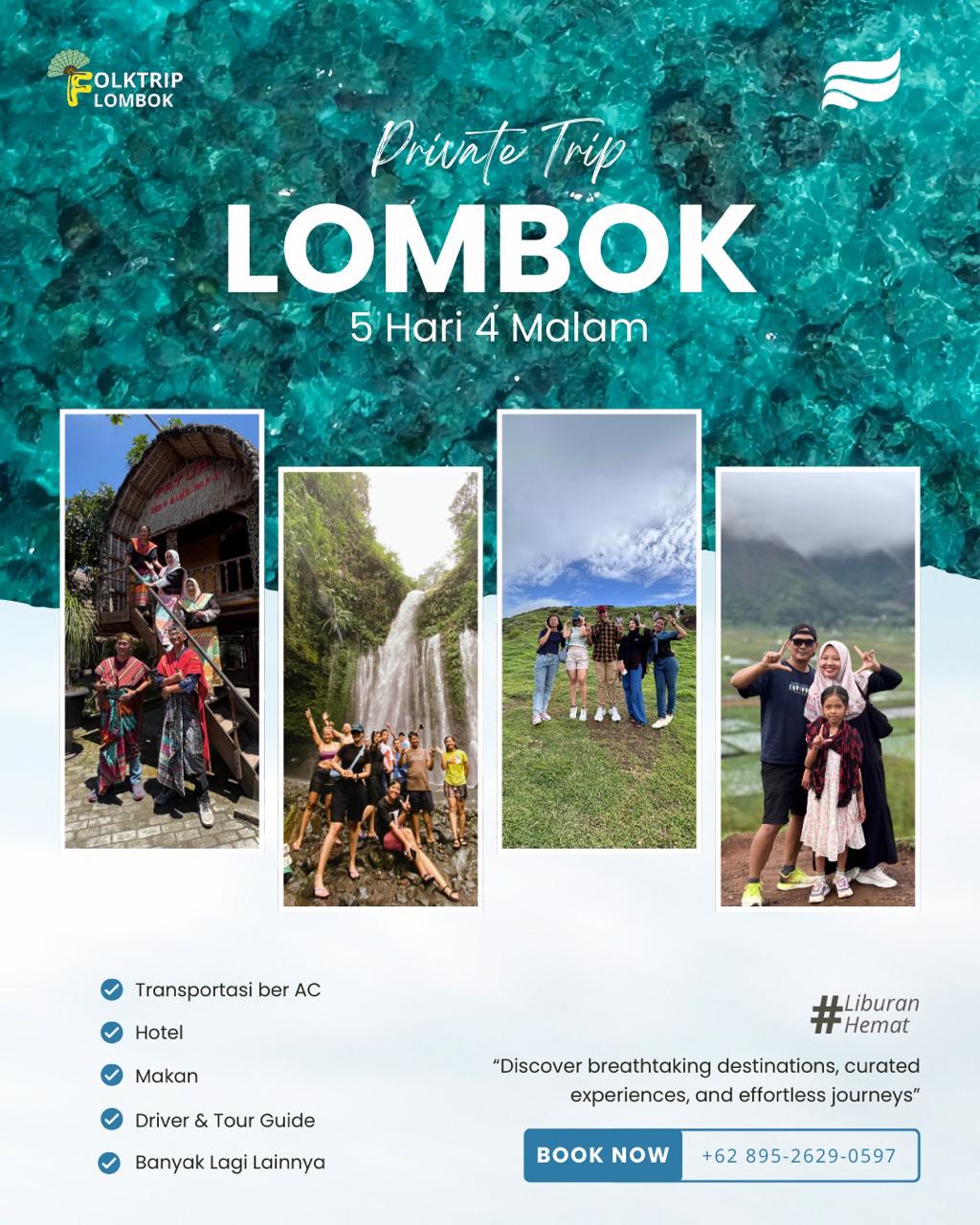 Private Trip Lombok 5 Hari 4 Malam